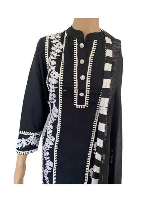 Black Pakistani Suit - Punjabi Suits Australia